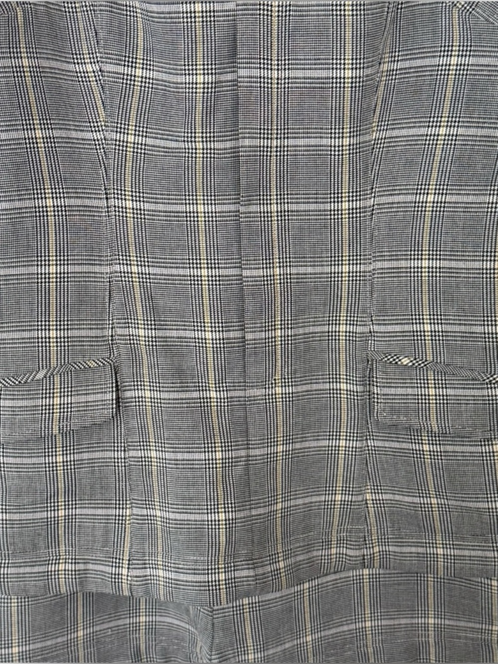 ANTHROPOLOGIE Maeve Strapless Plaid Romper Menswear NEW - Picture 7 of 10